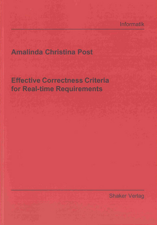 Effective Correctness Criteria for Real-time Requirements