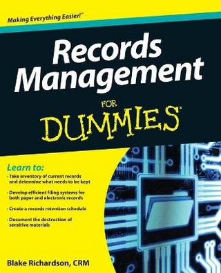 Records Management For Dummies