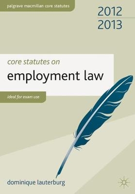 Core Statutes on Employment Law