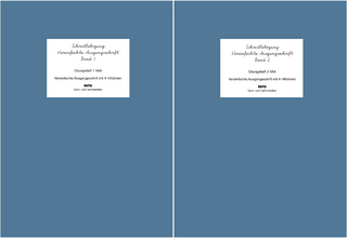 Schreiblehrgang Vereinfachte Ausgangsschrift - Gesamtausgabe VA4