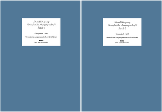 Schreiblehrgang Vereinfachte Ausgangsschrift - Gesamtausgabe VA2