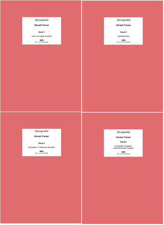 Übungsreihe Uhrzeit Trainer. Gesamtausgabe