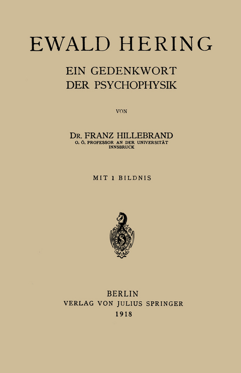 Ewald Hering - Franz Hillebrand