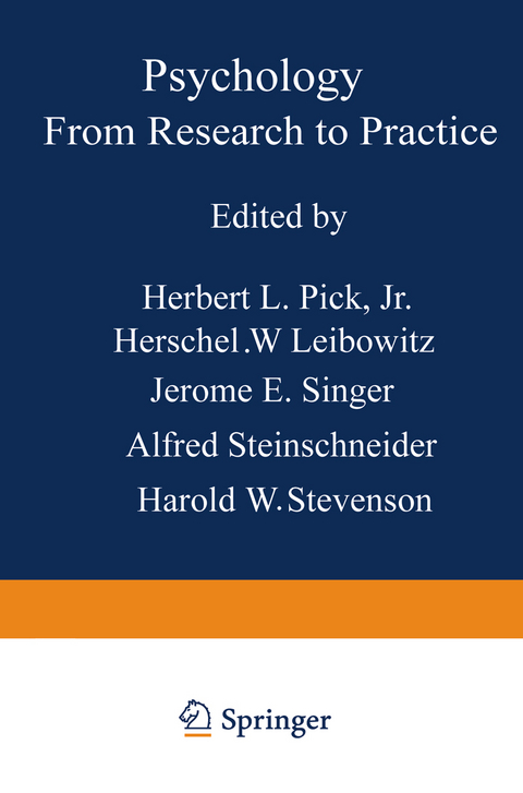 Psychology: From Research to Practice - 