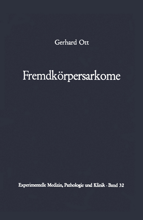 Fremdk&ouml;rpersarkome - G. Ott