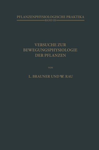 Versuche zur Bewegungsphysiologie der Pflanzen