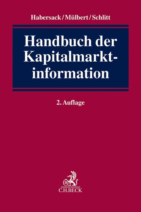 Handbuch der Kapitalmarktinformation - 