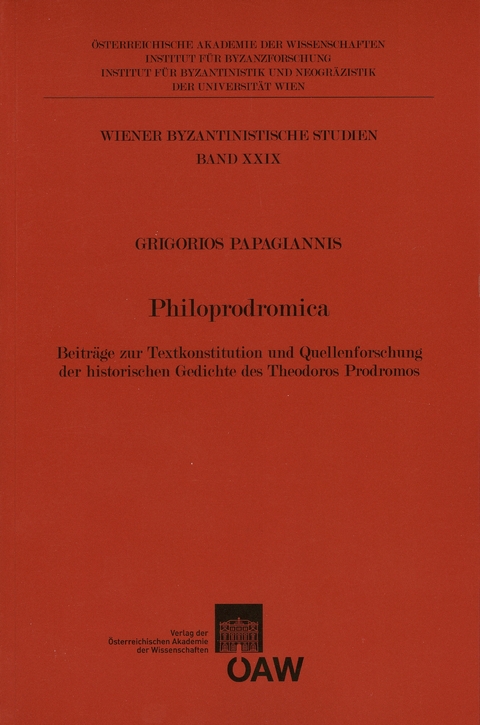 Philoprodromica - Grēgorios Papagiannēs