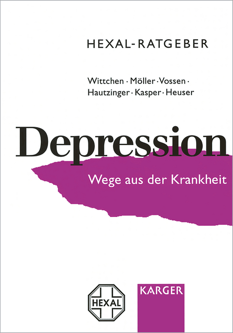 Hexal-Ratgeber Depression - H.-U. Wittchen, M. Hautzinger, S. Kasper, I. Heuser, H.-J. M&ouml;ller, A. Vossen