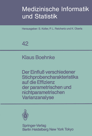 Der Einfluß verschiedener Stichprobencharakteristika auf die Effizienz der parametrischen und nichtparametrischen varianzanalyse