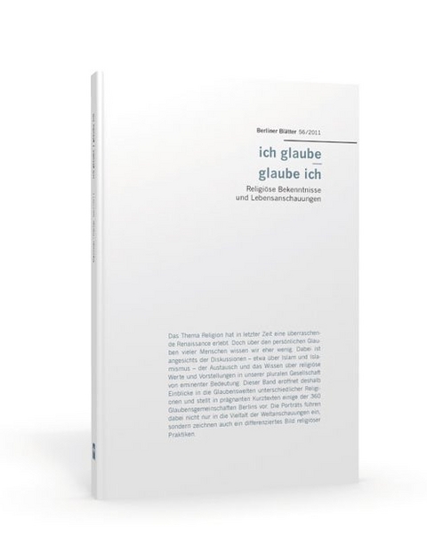 ich glaube | glaube ich - 