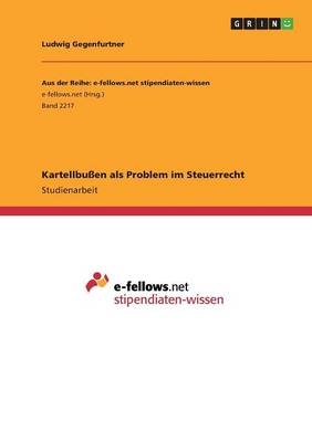 KartellbuÃen als Problem im Steuerrecht