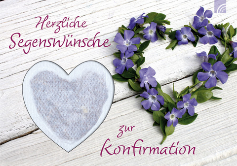 Herzliche Segensw&uuml;nsche zur Konfirmation