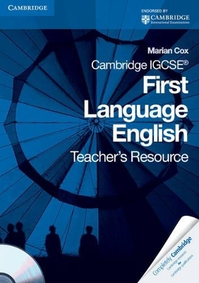 Cambridge IGCSE First Language English Teacher's Resource Book with CD-ROM - Marian Cox