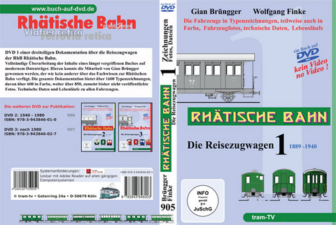Rhätische Bahn - Die Reisezugwagen - Wolfgang Finke, Gian Brüngger