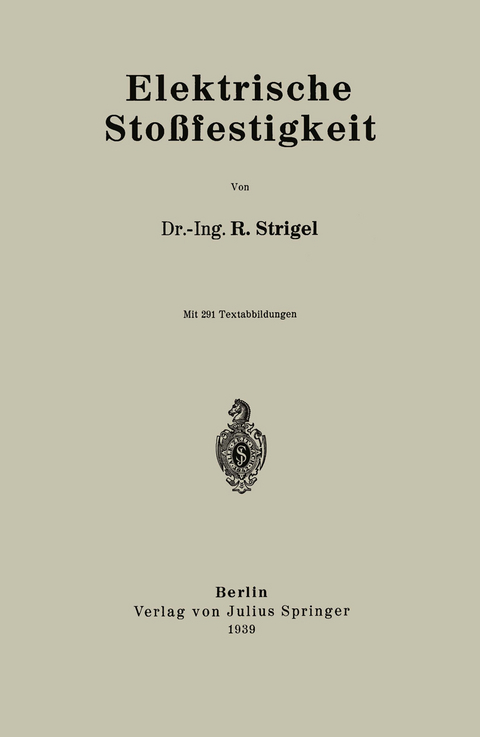 Elektrische Sto&szlig;festigkeit - R. Strigel
