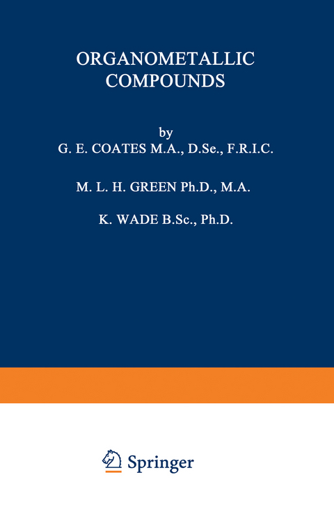 Organometallic Compounds - M. L. Green