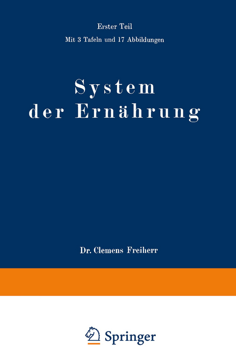 System der Ern&auml;hrung - Clemens Pirquet