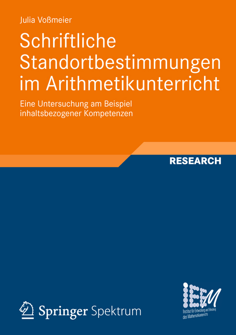 Schriftliche Standortbestimmungen im Arithmetikunterricht - Julia Vo&szlig;meier