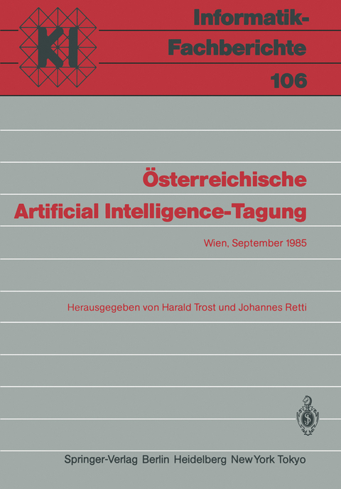 &Ouml;sterreichische Artificial Intelligence-Tagung - 