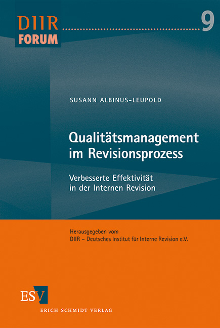 Qualit&auml;tsmanagement im Revisionsprozess - Susann Albinus-Leupold