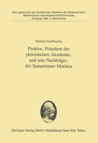 Proklos, Präsident der platonischen Akademie, und sein Nachfolger, der Samaritaner Marinos
