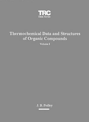 Thermochemical Data and Structures of Organic Compounds