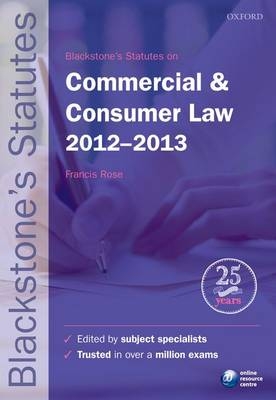 Blackstone's Statutes on Commercial & Consumer Law