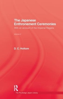 Japanese Enthronement Ceremonies - D.C. Holtom