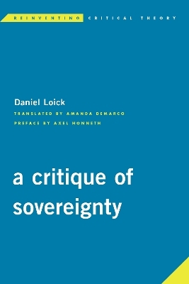A Critique of Sovereignty - Daniel Loick