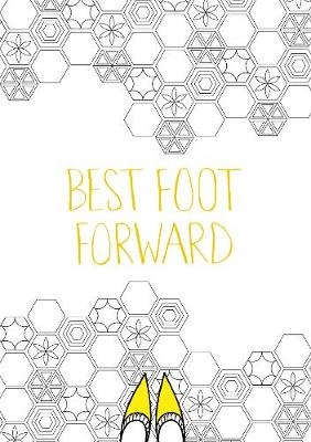 Best Foot Forward - Adult Colouring Card-Book