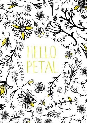 Hello Petal - Adult Colouring Card-Book