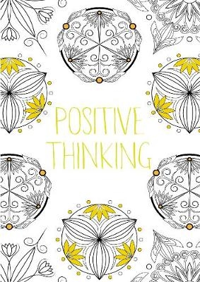 Positive Thinking - Adult Colouring Card-Book
