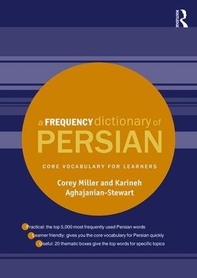 A Frequency Dictionary of Persian - Corey Miller, Karineh Aghajanian-Stewart
