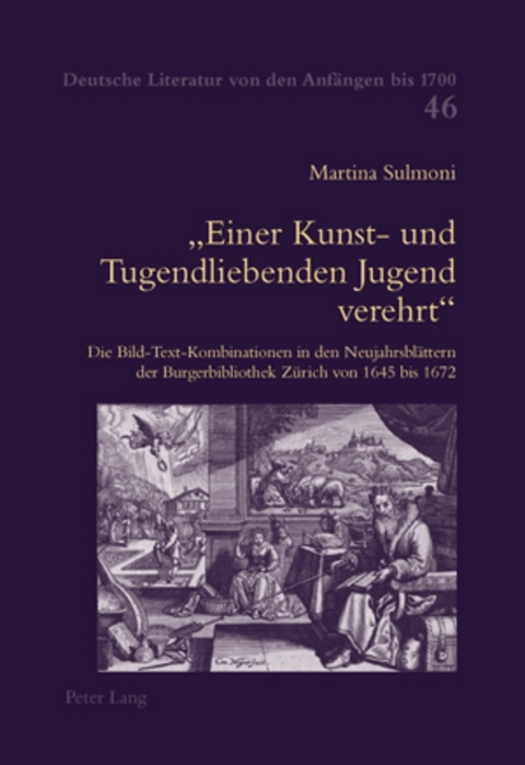 &laquo;Einer Kunst- und Tugendliebenden Jugend verehrt&raquo; - Martina Sulmoni-Riatsch