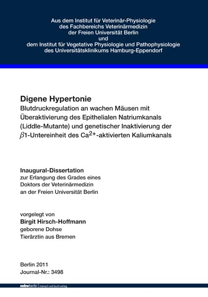 Digene Hypertonie - Birgit Hirsch-Hoffmann