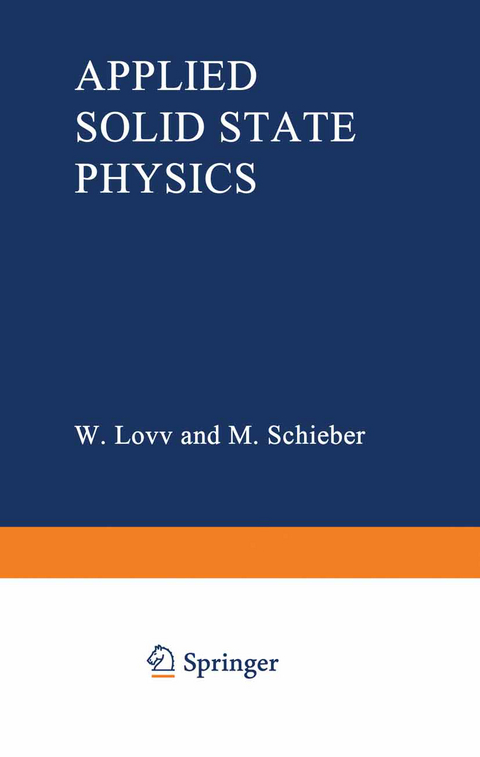 Applied Solid State Physics - W. Low
