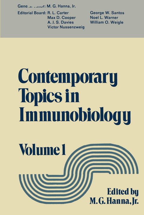 Contemporary Topics in Immunobiology - 