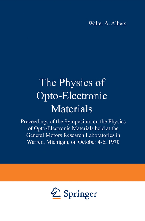The Physics of Opto-Electronic Materials - 