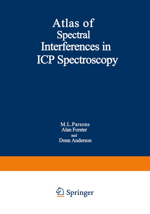 Atlas of Spectral Interferences in ICP Spectroscopy - Malcolm Parsons