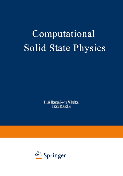 Computational Solid State Physics - 