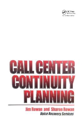 Call Center Continuity Planning - Jim Rowan