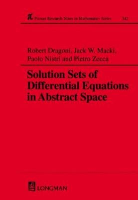 Solution Sets of Differential Equations in Abstract Spaces