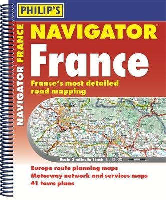 Philip's Navigator Road Atlas France -  Philip's Maps