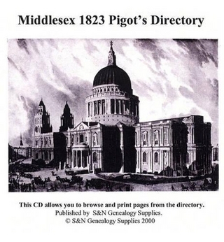 Middlesex 1823 Pigot's Directory