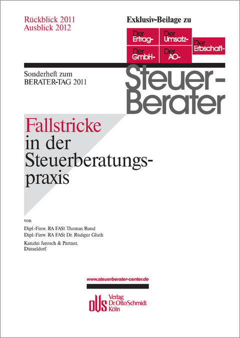 Fallstricke in der Steuerberatungspraxis - R&uuml;diger Gluth, Thomas Rund