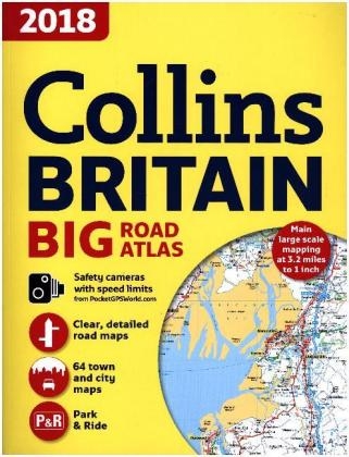 2018 Collins Big Road Atlas Britain -  Collins Maps