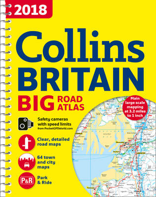 2018 Collins Big Road Atlas Britain -  Collins Maps