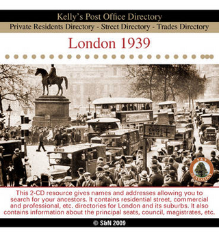 London 1939 Post Office Directory