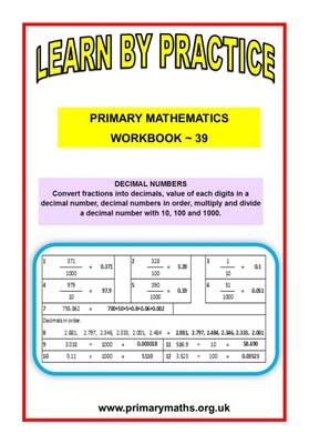 LEARN AND PRACTISE,   PRIMARY MATHEMATICS,   WORKBOOK  ~ 39 - J. Mathew